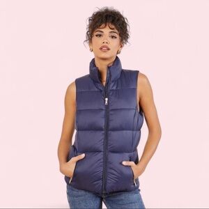Old Navy Navy Puffer Vest Size XS | Sleeveless Insulated Layering Vest